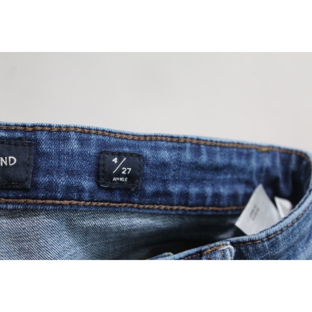 Lucky Brand Women Blue Jeans Bridgette Skinny Size 4/27 Raw Hem - Picture 4 of 10